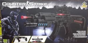 CounterStrike Oyuncak Silah 56cm Sesli Işıklı Lazerli Oyuncak