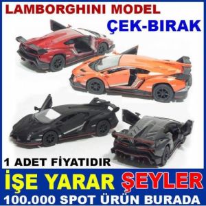LAMBORGHINI VENENO MODEL METAL ÇEK BIRAK ARABA