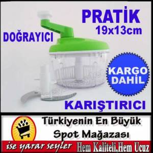 Doğrayıcı Ve Karıştırıcı Manuel Mutfak Robotu