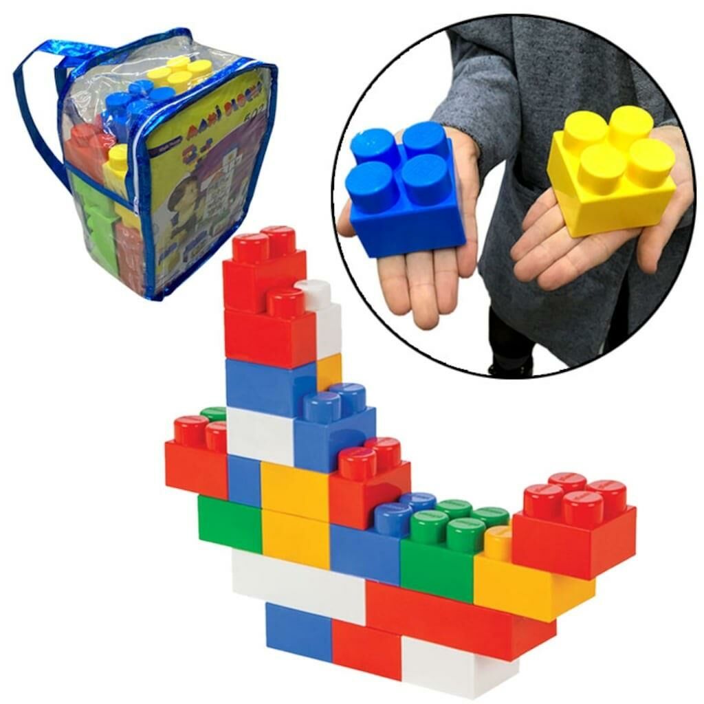 40 Parça Büyük Sırt Çantalı Lego Seti Zeka Geliştirici Jumbo Lego