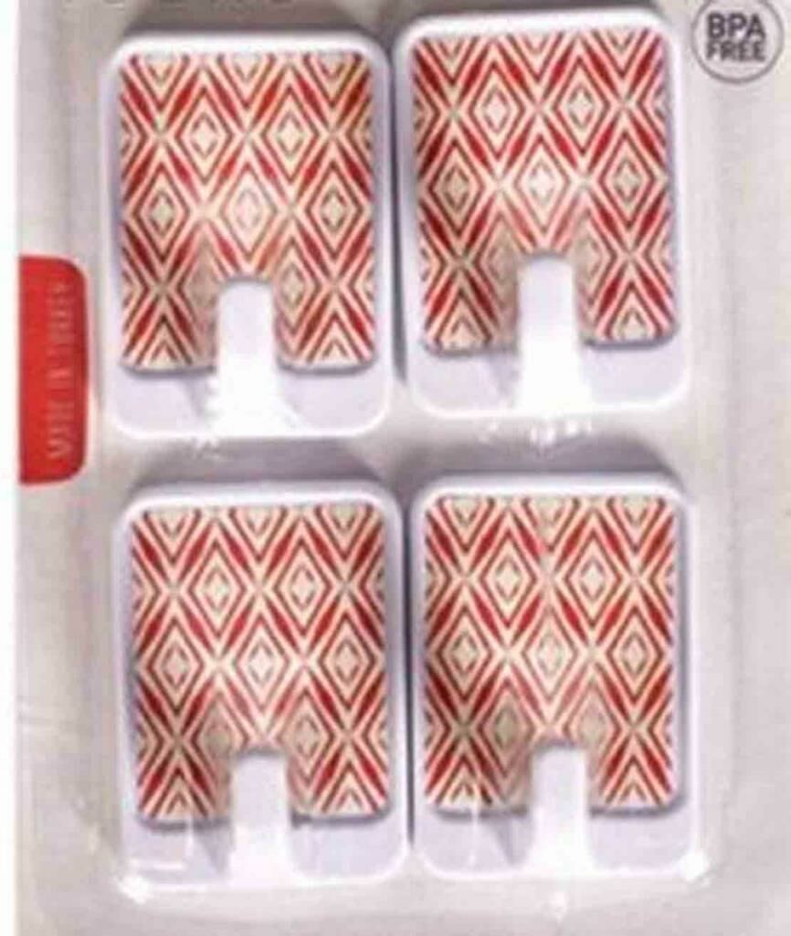 L-00135 Mirage 4 Adet Kare Yapışkan Askı