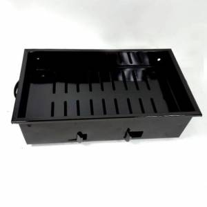 Emaye Gövdeli Katlanabilir Ayaklı Portatif Mangal Izgara 50 cm Çift Kulplu Barbekü