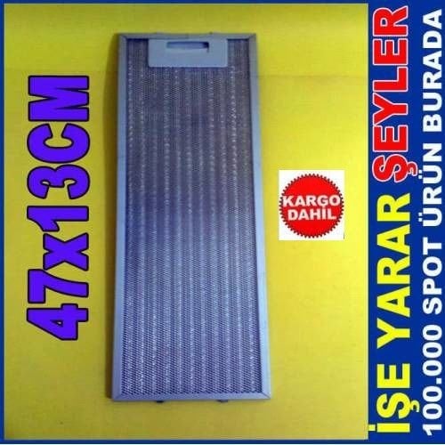 ANKASTRE ASPİRATÖR ALÜMİNYUM KARTUŞ FİLTRE 47x13