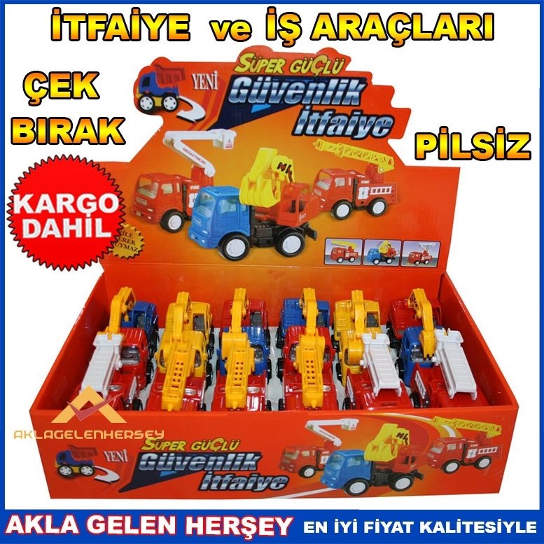 Ücretsiz Kargo ÇEK BIRAK SÜPER GÜÇLÜ İTFAİYE VE İŞ ARAÇLARI KD