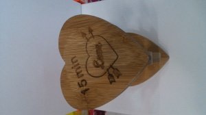 Ahşap Kum Saati 15 Dakika Süreli