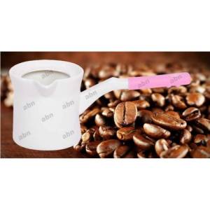 Ocak+Kömür Ateşine Yüksek Isıya Dayanıklı Porselen Kahve Cezvesi 3-5 Kişilik Büyük Boy Silikon Saplı