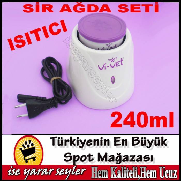 240ml SİR AĞDA ISITICISI VE 2 KUTU AĞDA SETİ