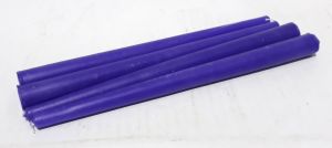 Kaliteli Beyaz, Mavi, Kırmızı Renk 3 Çeşit Dörtlü Şamdan Mumu