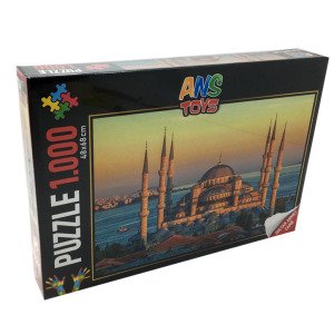 1000 Parça Sultan Ahmet Camii Temalı Puzzle 48x68cm Yapboz