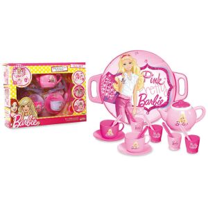 Barbie Tepsili Çay Set