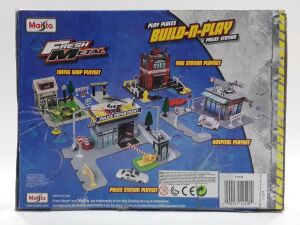 Yapboz Şeklinde Kendin Kur Oyna Arabalı Polis Karakolu Oyun Seti