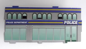 Yapboz Şeklinde Kendin Kur Oyna Arabalı Polis Karakolu Oyun Seti