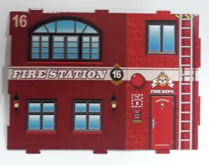 Yapboz Şeklinde Kendin Kur Oyna Arabalı Polis Karakolu Oyun Seti