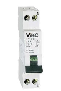 VİKO Panasonic 1x32a B Tipi 4.5ka Otomatik Sigorta 4vtb-1b32