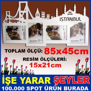 İSTANBUL MODEL BÜYÜK BOY 4'LÜ ÇOKLU ÇERÇEVE