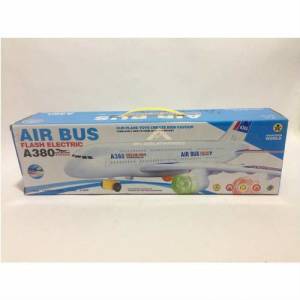 Aırbus A380 Işıklı Ve Müzikli Büyük Boy 6 Parçaya Ayrılabilen Uçak 360º Derece Döner Tekerlekli
