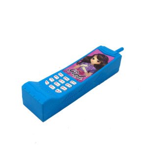 Pille Çalışan Sesli ve Müzikli Oyuncak Tuşlu Telsiz Ev Telefonu Çocuklara Özel