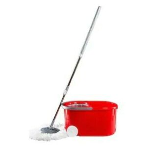 Zambak Döner Başlıklı Kutulu Tekerlekli Pratik Otomatik Temizlik Seti