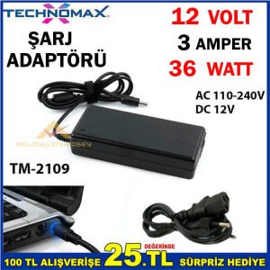 TECHNOMAX TM-2109 LAPTOP ŞARJ ADAPTÖRÜ