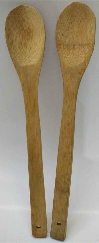 Bambu El Yapımı Kaşık 28 Cm B-4