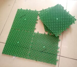 8 Adet 25x25cm Islak Zemin Yükseltilmiş Yer Karosu Toplam 100x50cm Kolay Eklenir Izgaralı Zemin Matı