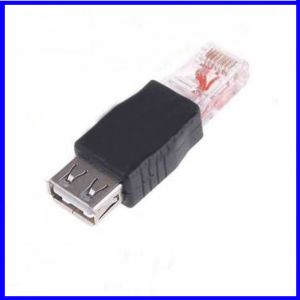 Ethernet Rj45 Usb Port Dönüştürücü Adaptör Jack
