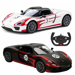 1:14 Uzaktan Kumandalı Porsche 918 Spyder Weissach Işıklı Araba 32 cm.