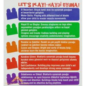 Eğitici Oyuncak Polis İstasyonu 40 Pcs Lego Seti