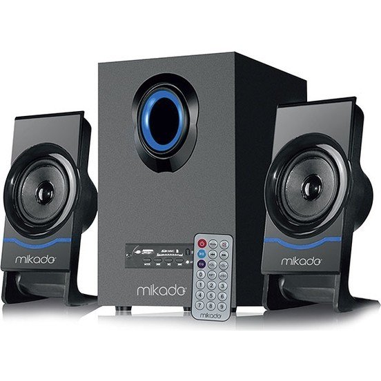 Bluetoothlu Kumandalı Radyolu 2+1 Ses Sistemi Mikado Md-1700bt
