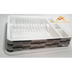 Taş Desenli Tabaklık Kaşıklık Bulaşık Sepeti