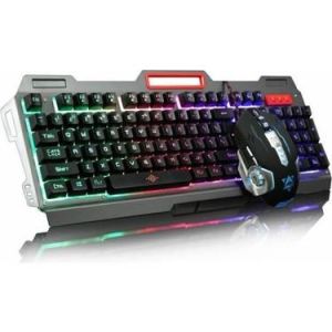 Rgb Polygold PG-8016 Oyuncu Işıklı Klavye ve Mouse Seti