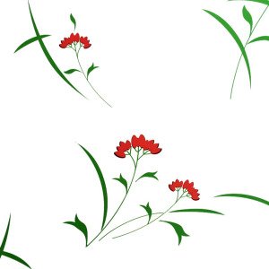 5mt Rulo 500x45cm Dallı Kırmızı Çiçek Desen Kendi Yapışkanlı Pvc Folyo Duvar+Mobilya,Dolap Kaplaması