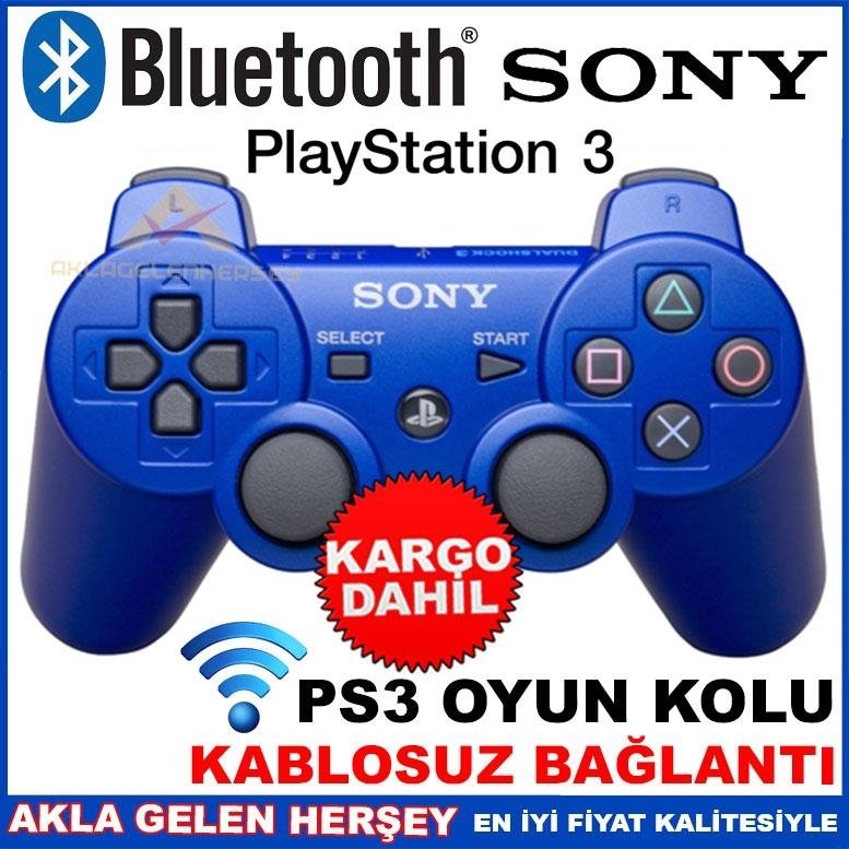 Ücretsiz Kargo SONY PLAYSTATİON3 BLUETOTH WİRELESS KOL LACİVERT