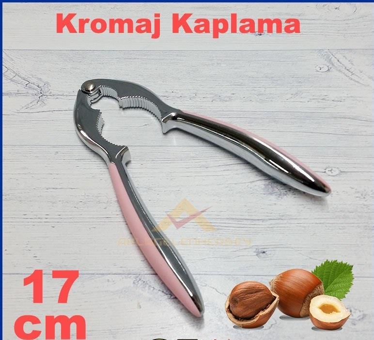 17cm Çelik Kromaj Kaplama 2 Farklı Ölçülü Ceviz ve Fındık Kıracağı Sağlam Çelik Fındıkkıran