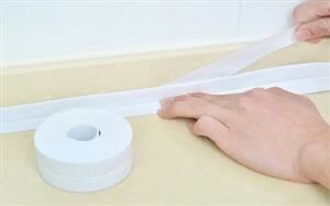 BEYAZ Su Sızdırmaz Lavabo Kenar Bandı (KUTUSUZ)(3.2m)