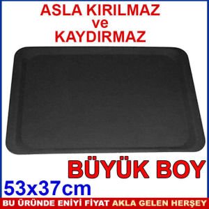 BÜYÜK BOY KIRILMAZ KAYDIRMAZ 53cm SERVİS TEPSİSİ -2