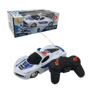 Full Fonksiyonlu Uzaktan Kumandalı Oyuncak Polis Arabası 20cm