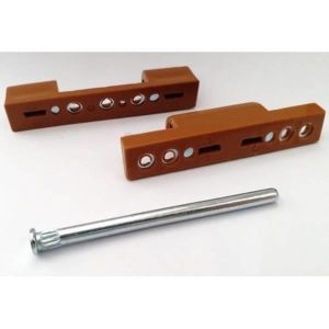 Kahverengi PVC Doğrama Menteşesi 90mm İçi Tam Çelik