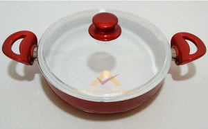 CAM KAPAKLI SERAMİK BASIK KARNIYARIK TENCERESİ