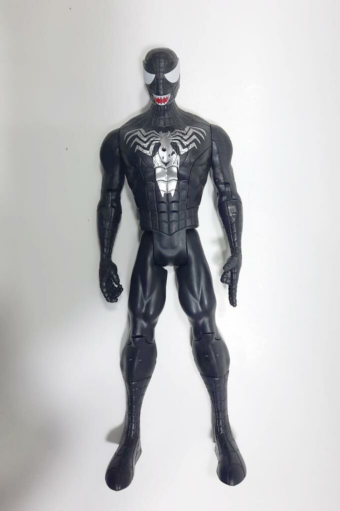 Spiderman Venom Oyuncak Işıklı Sesli 30 Cm Figür Örümcek Adam Siyah