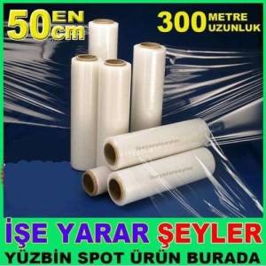 23mikron 50cm ENİNDE 300metre BOYUNDA STREÇ FİLM
