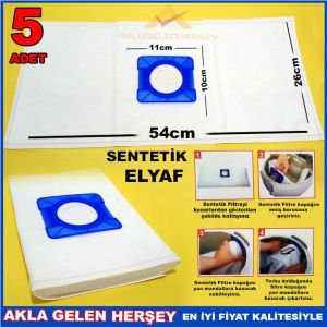 5 ADET ARÇELİK BKS9660 SENTETİK ELYAF TOZTORBASI