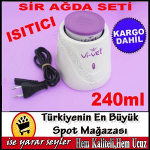 240ml SİR AĞDA ISITICISI VE 2 KUTU AĞDA SETİ KD