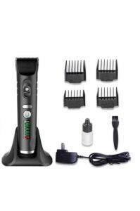 Seramik Bıçaklı 4 Taraklı Islak Ve Kuru Kullanım Lityum Bataryalı Profesyonel Tıraş Makinesi