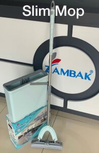 Microfiber Kelebek Paspas Süngerli PVA Slim Mop Kovada Sıkmalı Full Otomatik İnce Kovalı Set