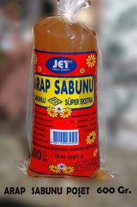 Jet Sıvı Arap Sabunu 600 ml Poşet  Doğal Temizlik Limon Kokulu