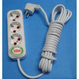 Garantili 3 Lü Topraklı Uzatma Kablosu 5 Metre