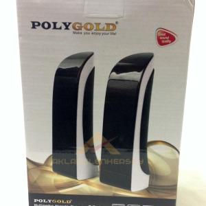 POLYGOLD MULTİMEDYA 1+1 HOPARLÖR USB BAĞLANTI NOKTASI ÜZERİNDEN GÜÇ ALAN HOPARLÖR SİSTEMİ