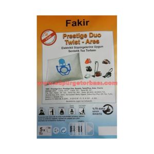 5 Adet Prestige Duo Twist-Ares Elektrikli Süpürgelerine Uygun Sağlıklı Uzun Ömürlü Bez Toz Torbası