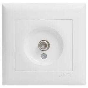 ALMERA GÜNEY BEYAZ UYDU PRİZİ F KONNEKTÖRLÜ